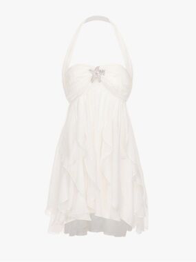 Nana Jacqueline White Arabella Mini Dress